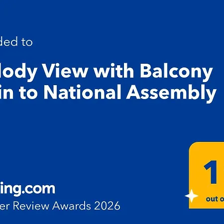 Melody View With Balcony 2min To National Assembly Apartman
